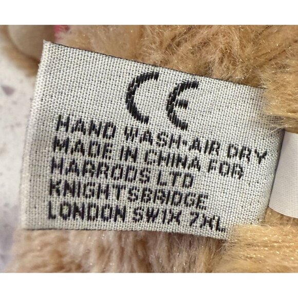 Harrods 14" Guardsman Teddy Bear Plush Toy In Red Black Uniform - Picture 6 of 6